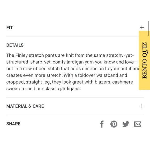 MM Lafleur Finley Jardigan ribbed knit stretch pants, green, Size XL L73 - Picture 3 of 10